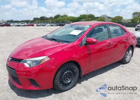 2014 Toyota Corolla Le from USA, damaged, VIN 2T1BURHE2EC174957